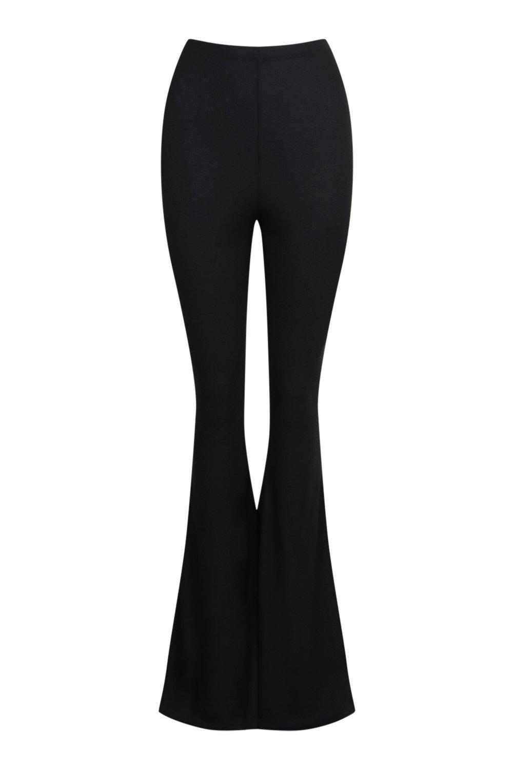 Tall Soft Rib Flared Trousers