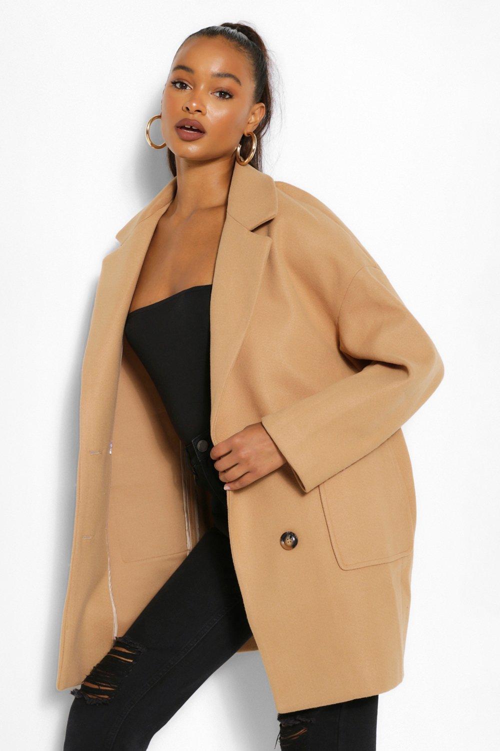 boohoo tall coats