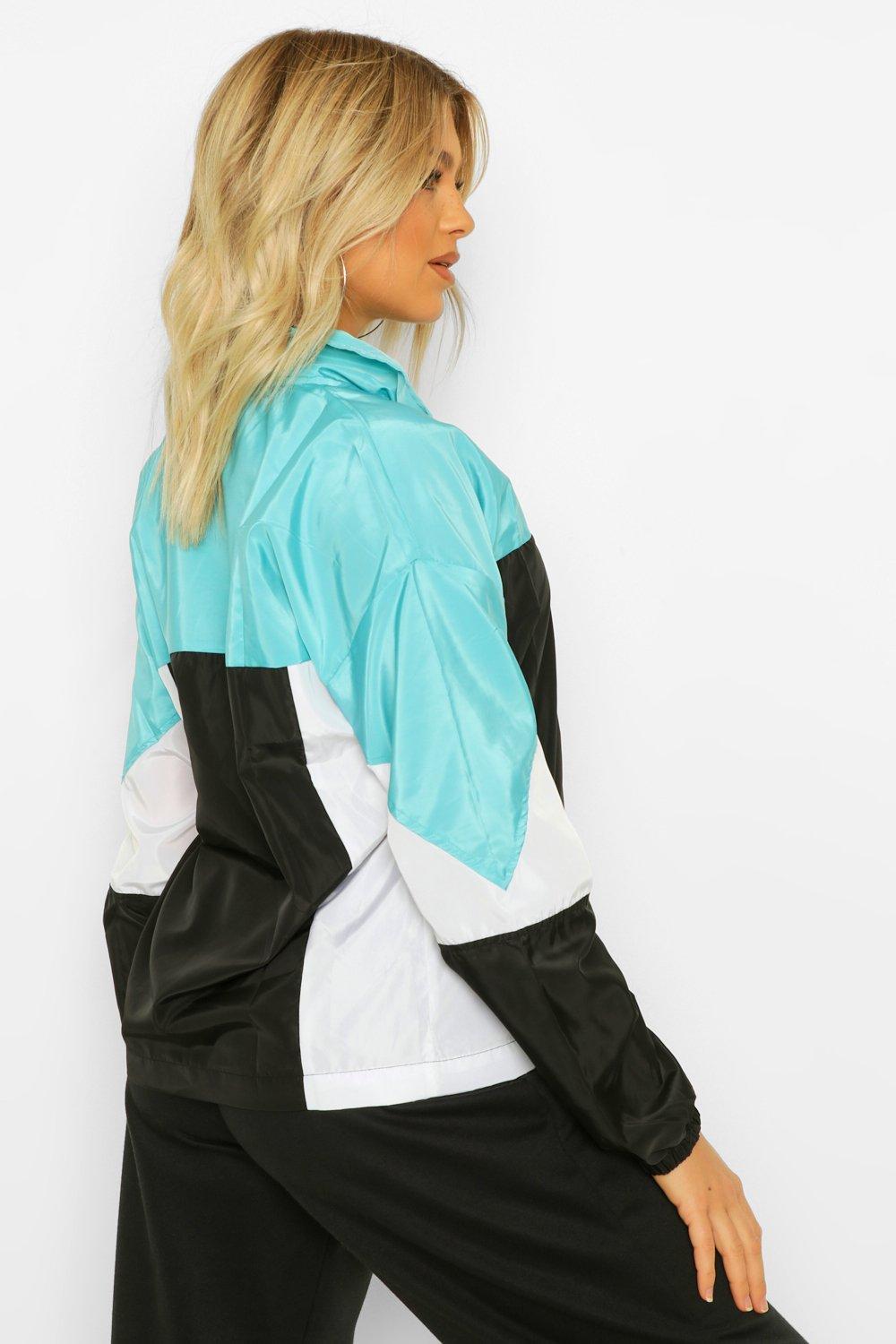 Windbreaker jacket hot sale womens boohoo