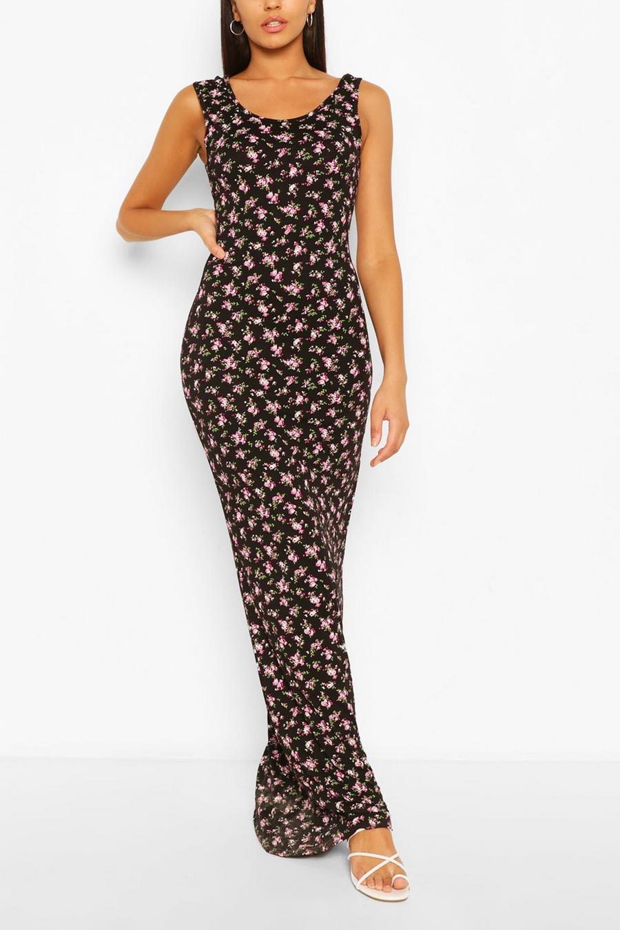 Tall Basic Ditsy Floral Print Maxi Dress image number 1