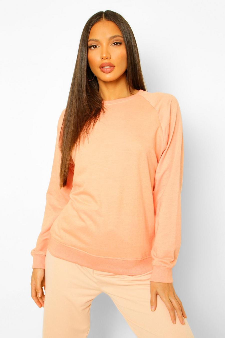 Orange Tall - Oversize sweatshirt med ballongärm image number 1