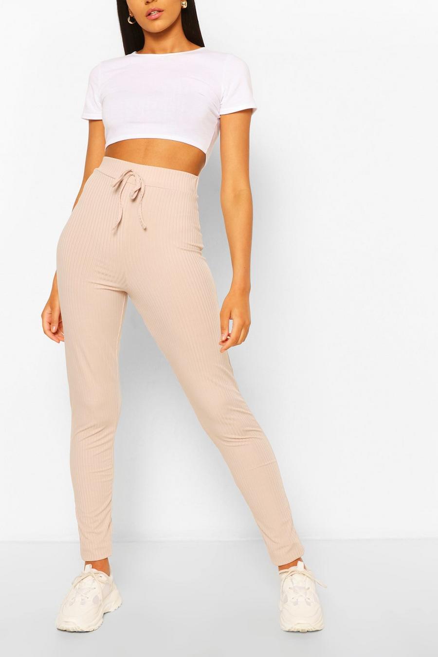 Stone Tall High Waist Rib Leggings image number 1