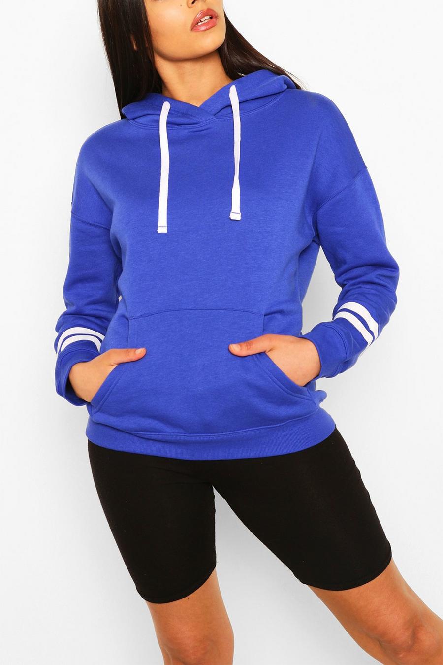 Tall Basic Blue Hoody image number 1