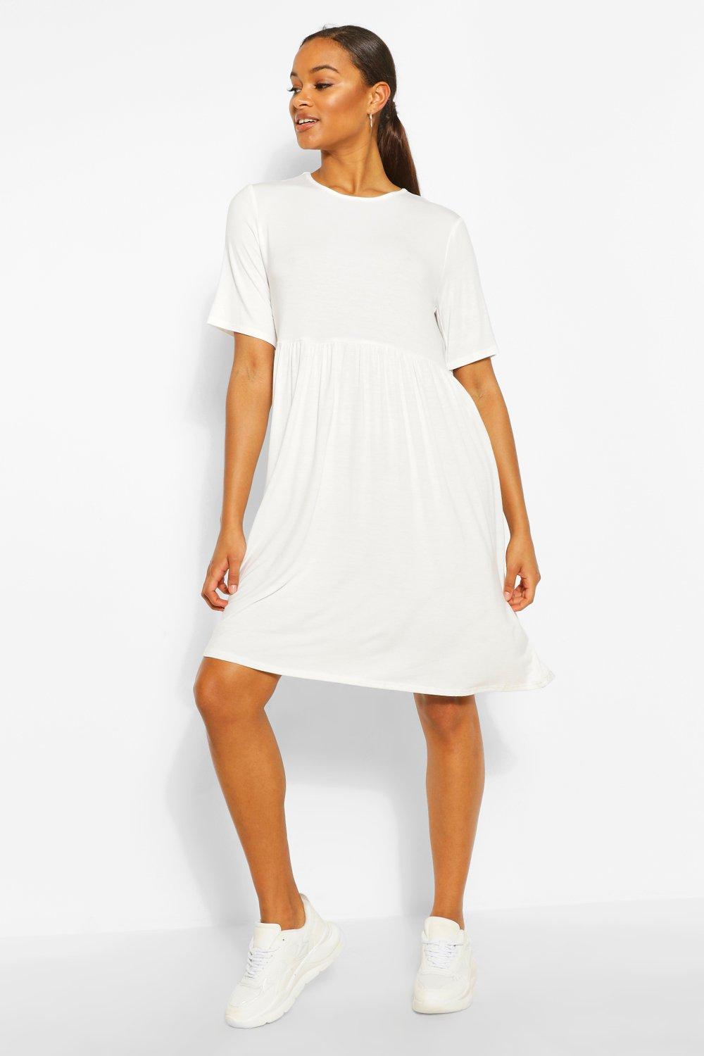 jersey smock dress