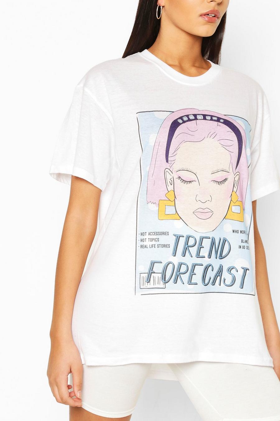 Lang T-shirt met 'Trend Forecast' image number 1