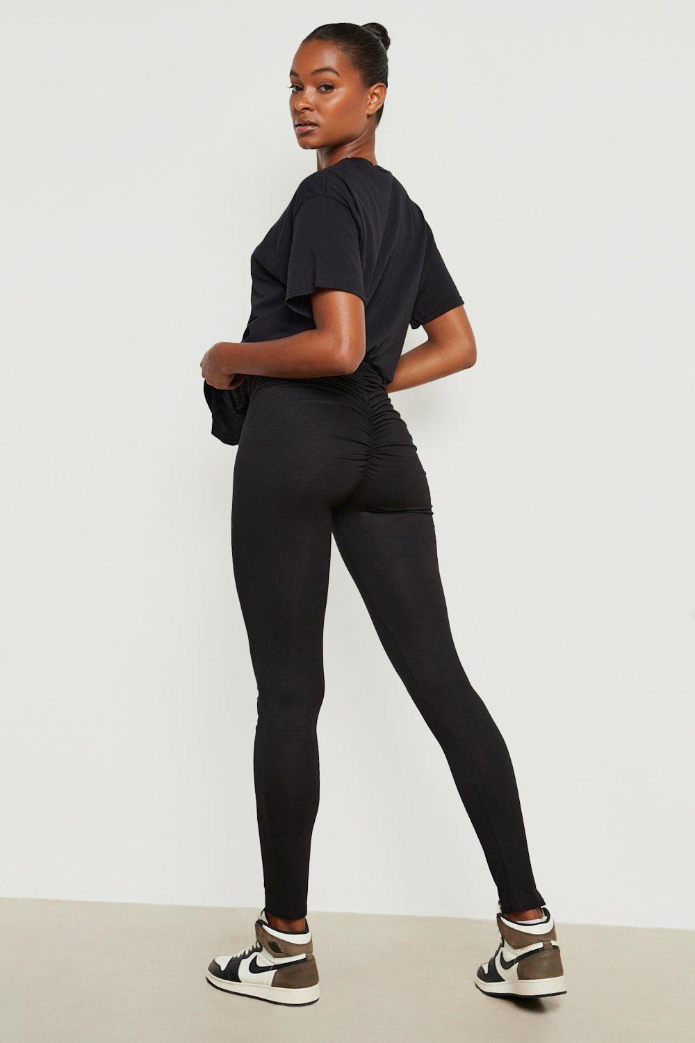 Tall Ruched Bum Booty Boosting Workout Leggings