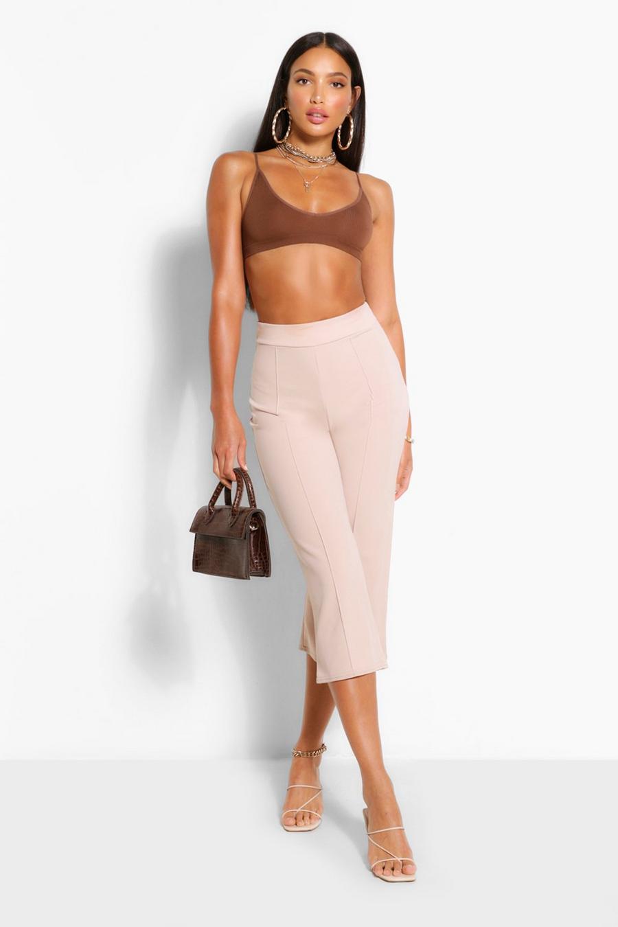 Tall Eng anliegende Culottes aus Webstoff image number 1