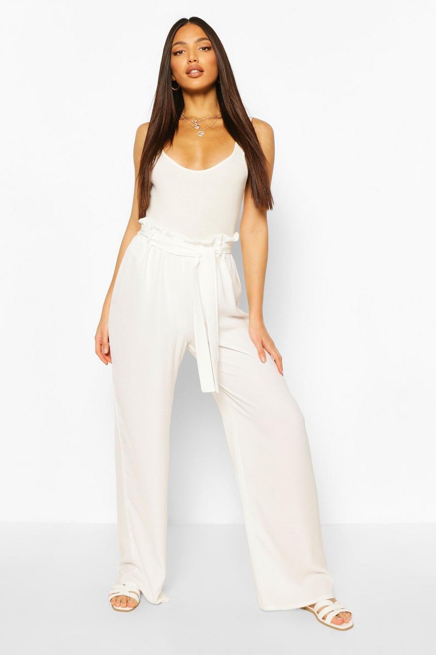 Tall Linen Look Wide Leg Pants image number 1