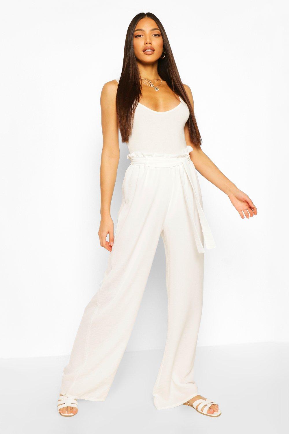 Tall Pantalon large fluide effet lin