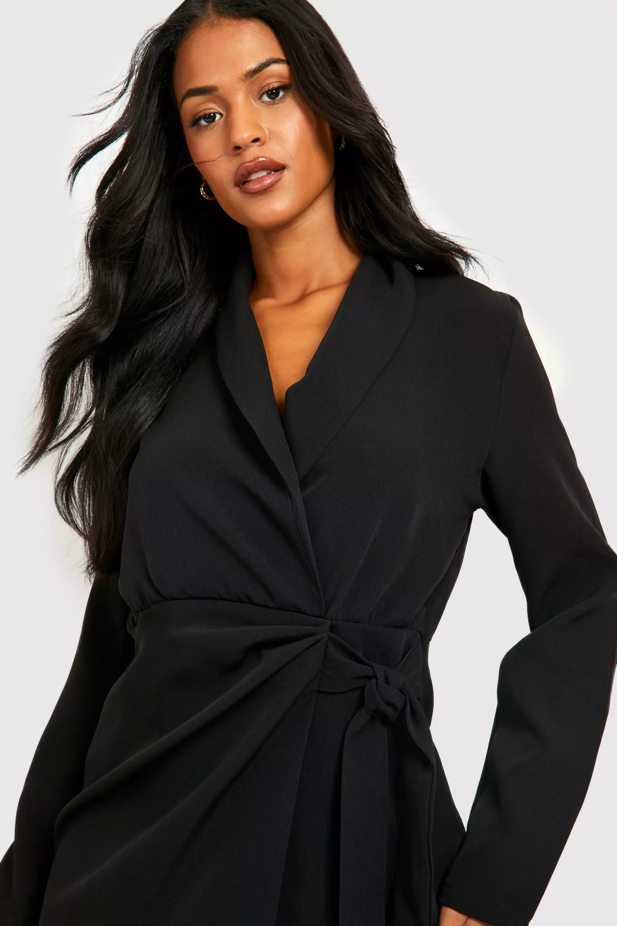 Tall black 2024 blazer dress