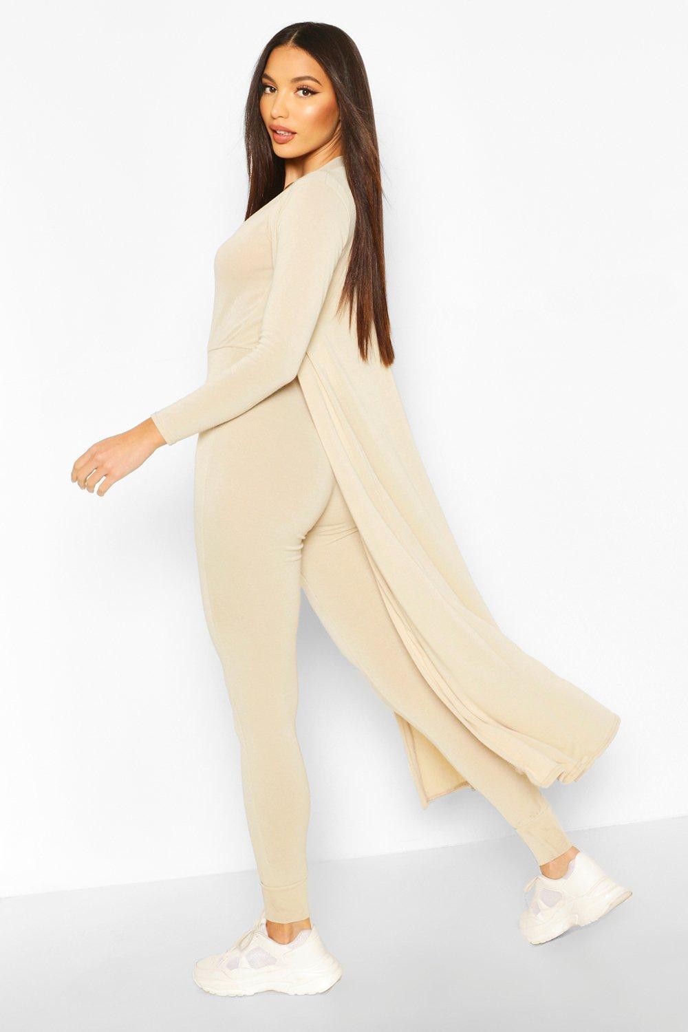 jumpsuit with cardigan set