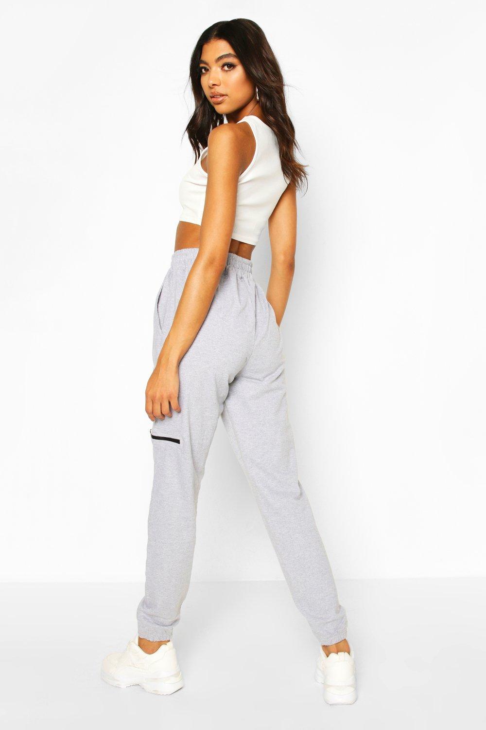 Womens joggers with zip pockets new arrivals