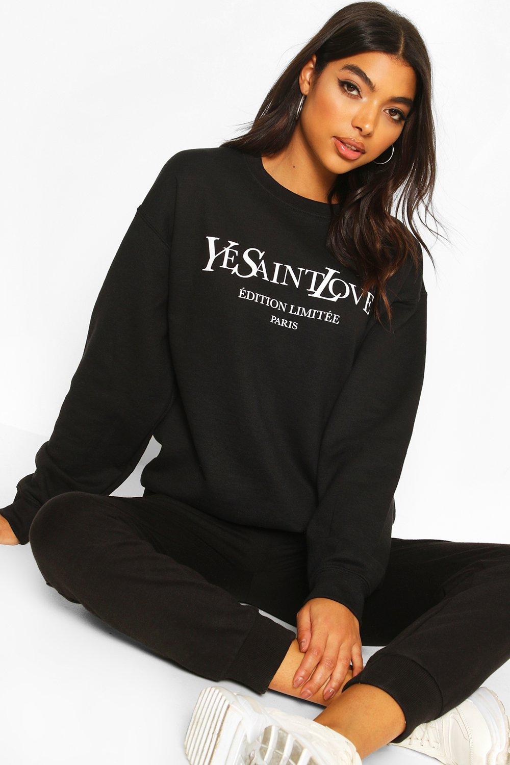 French slogan jumper hotsell
