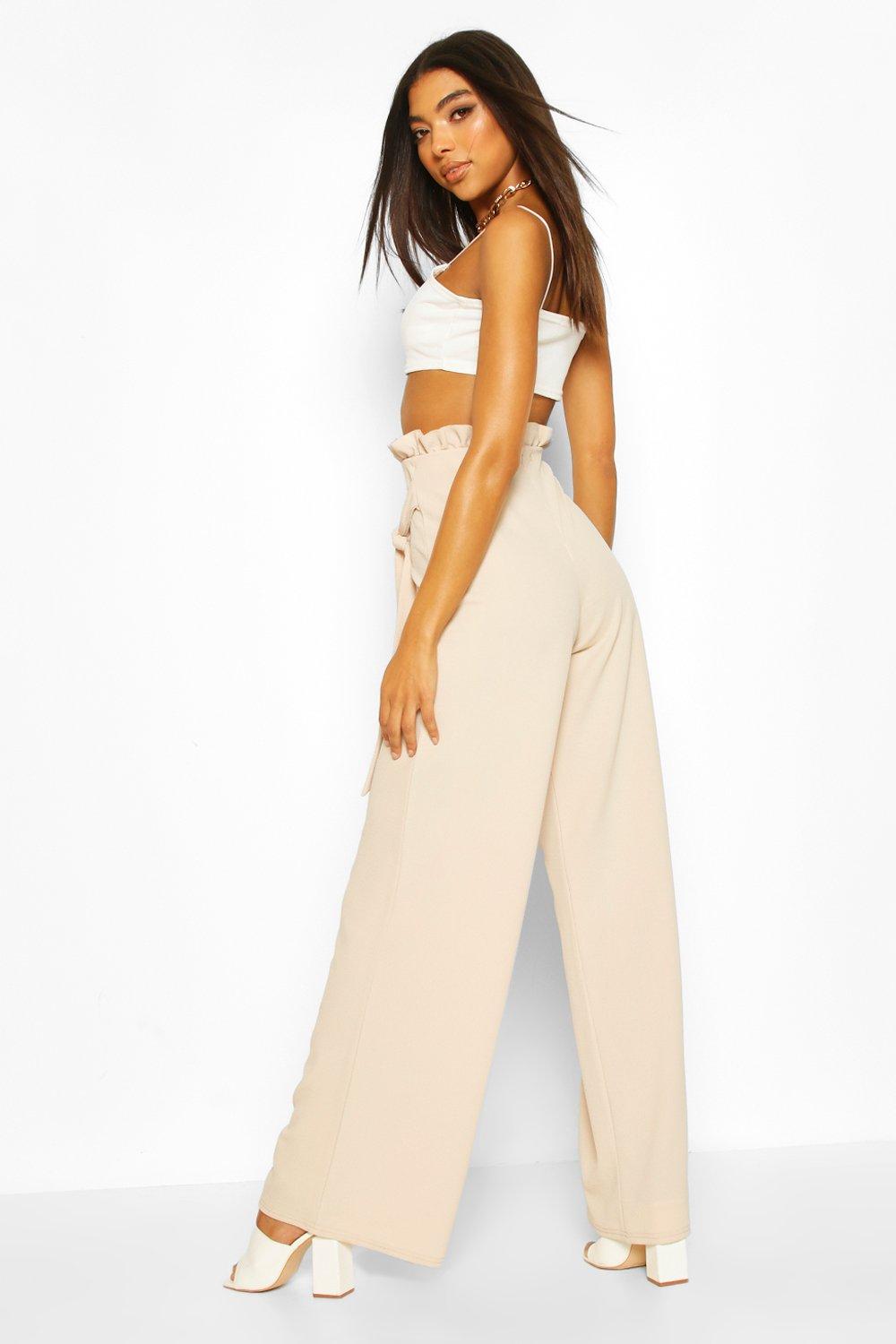 Paperbag hot sale trousers tall