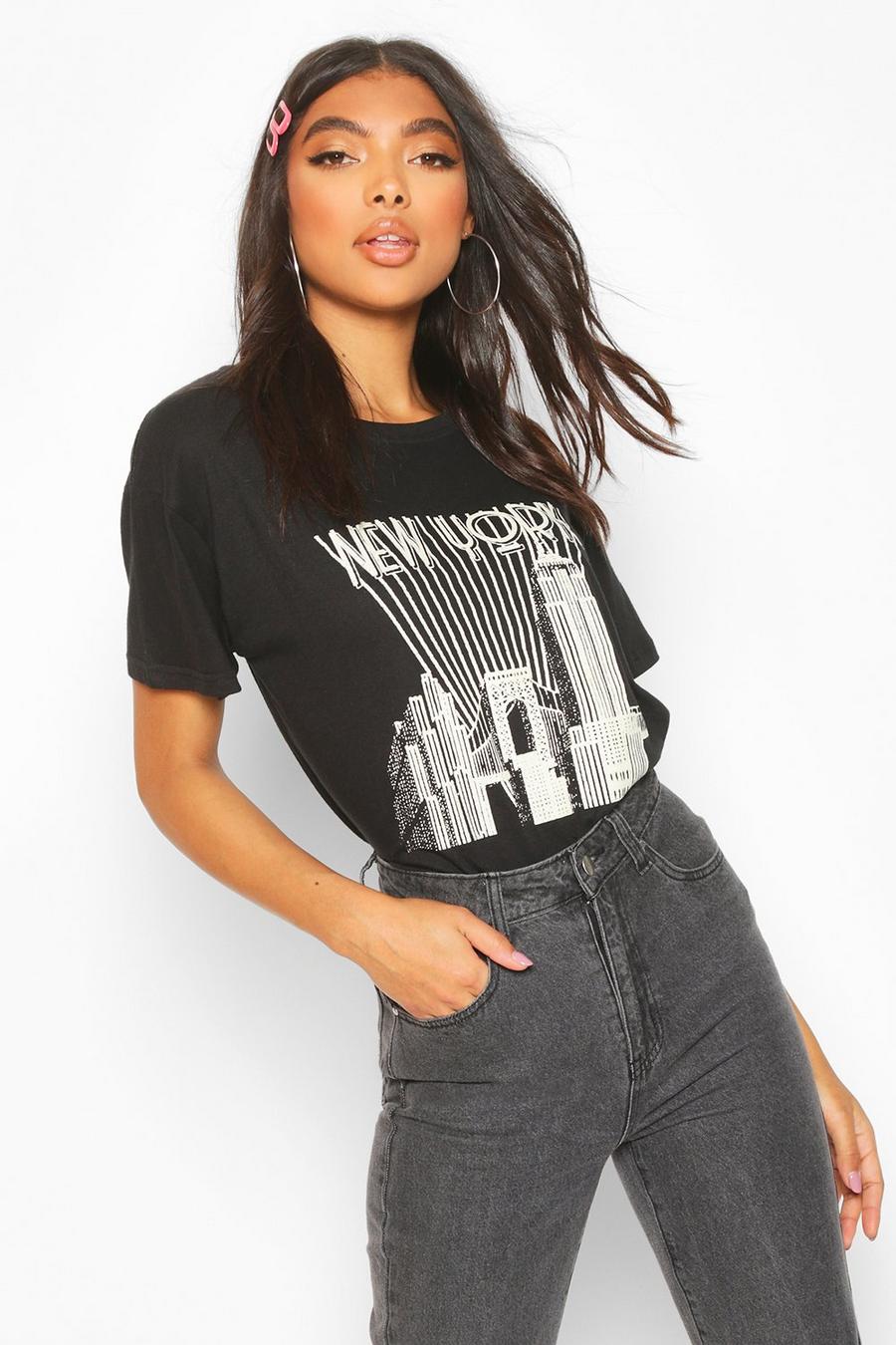 Tall New York Skyline T-Shirt image number 1