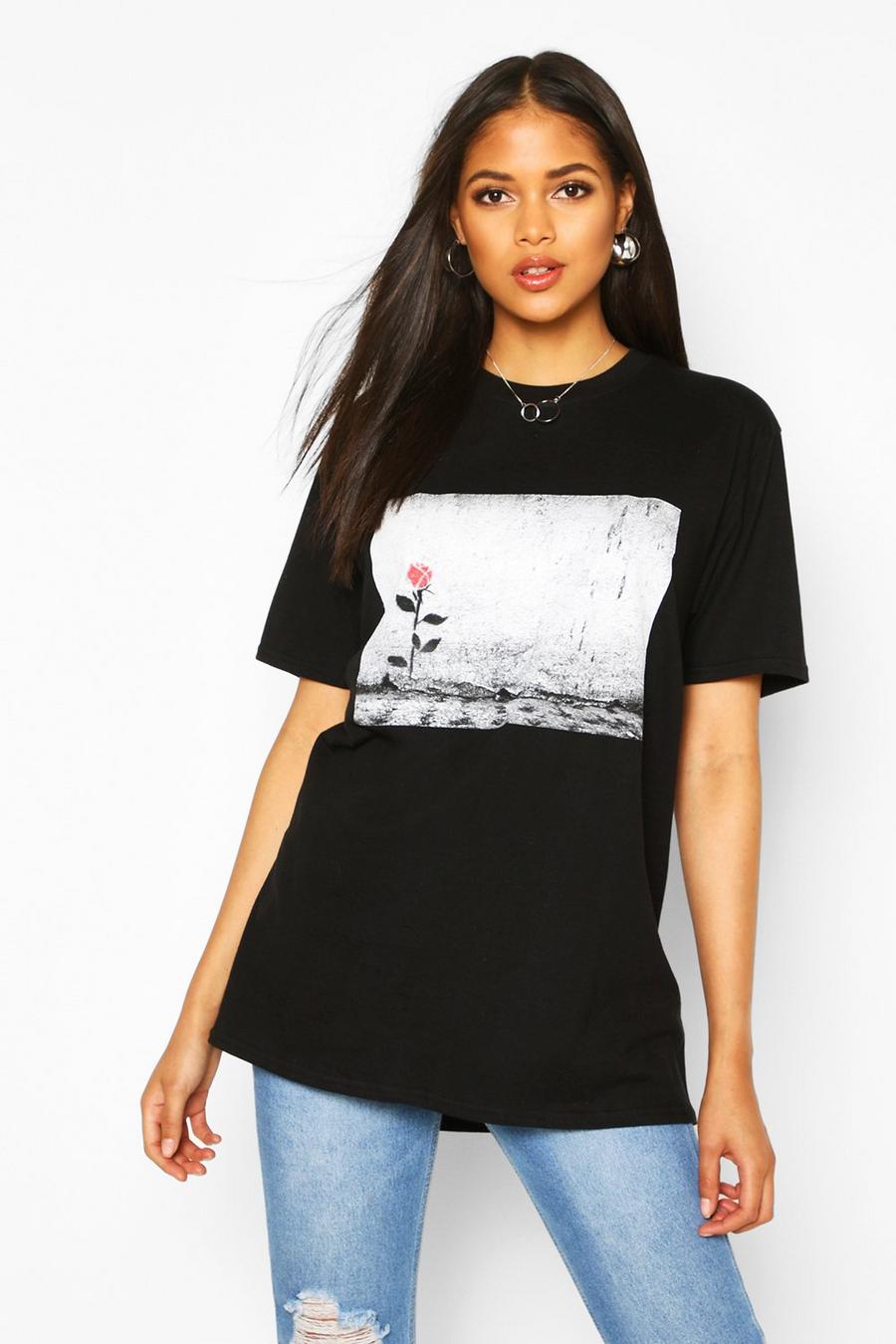 Tall Rose Graphic T-Shirt image number 1