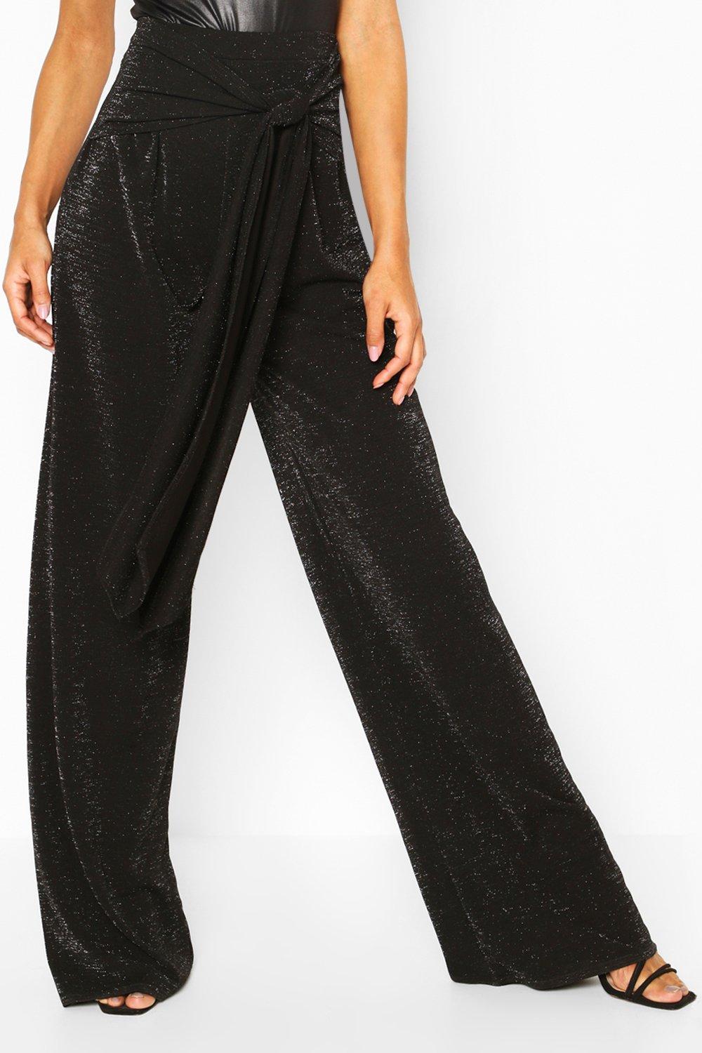 Pantalon fluide store paillette