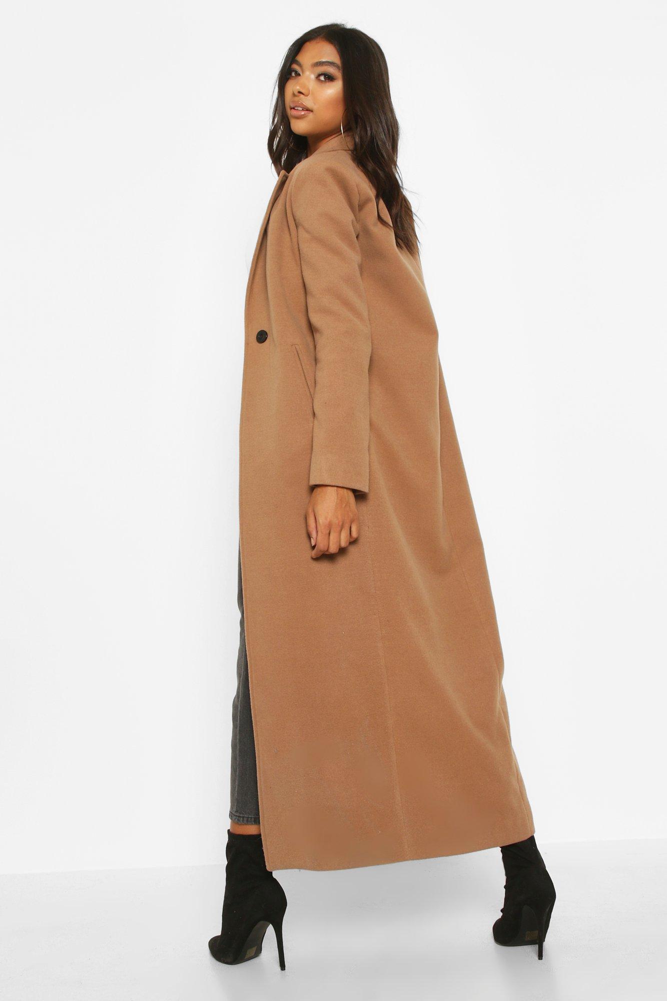 boohoo tall coats