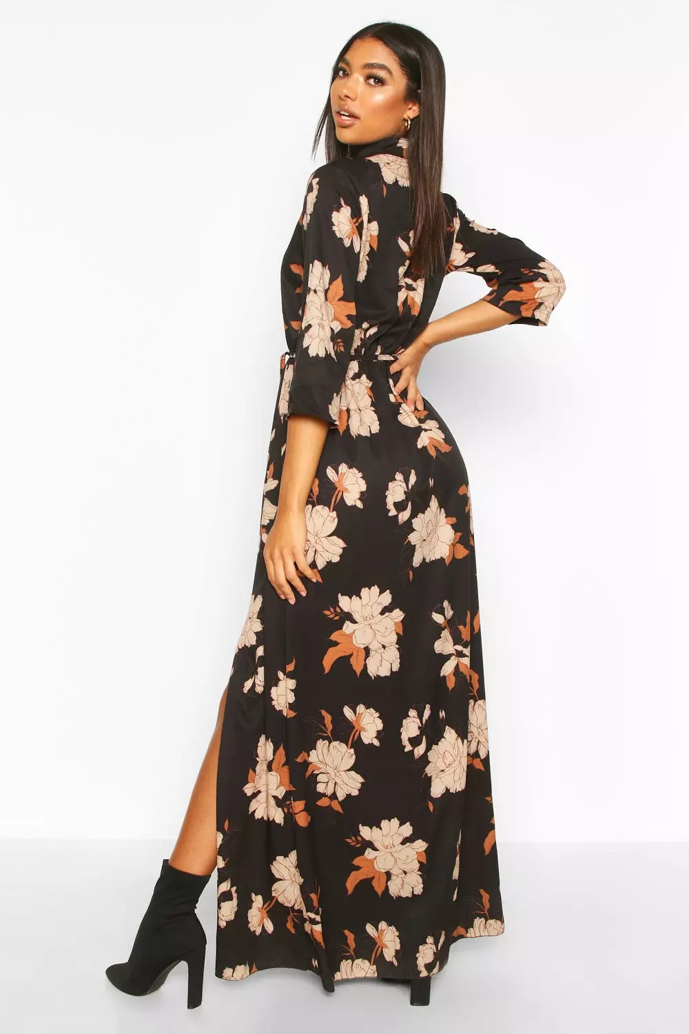 Tall maxi 2025 shirt dress