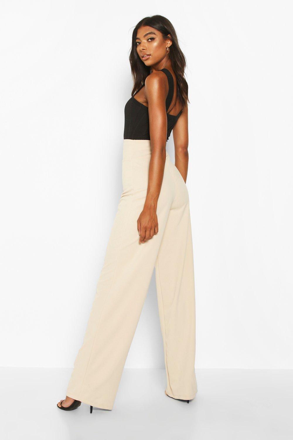 Extra long 2025 wide leg trousers