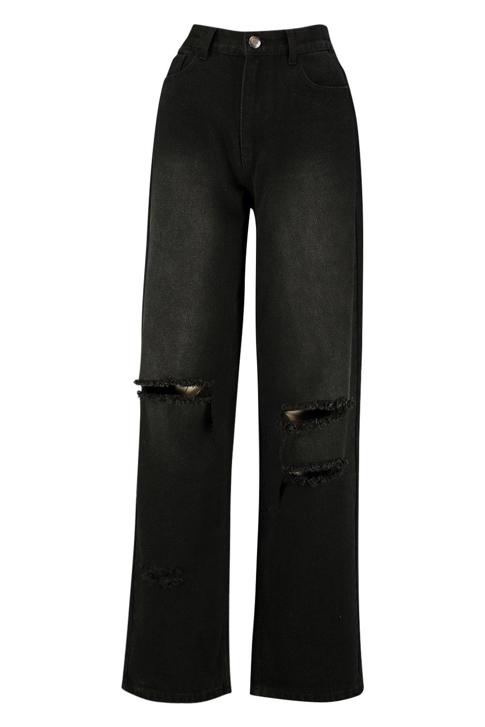 tall black boyfriend jeans