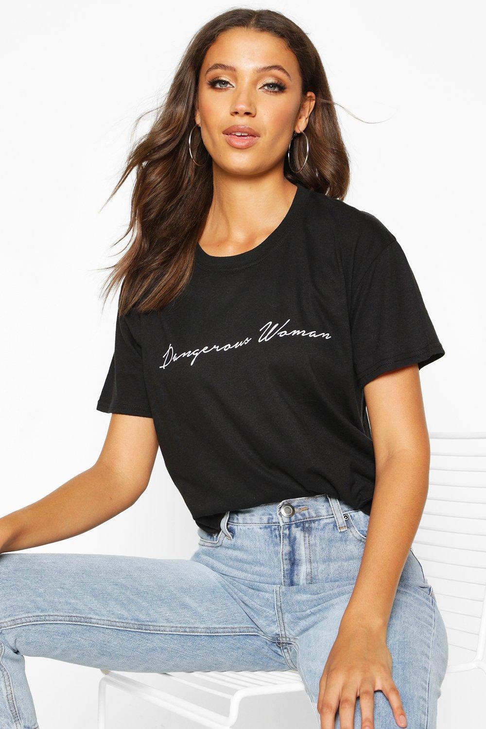 Dangerous woman hot sale t shirt