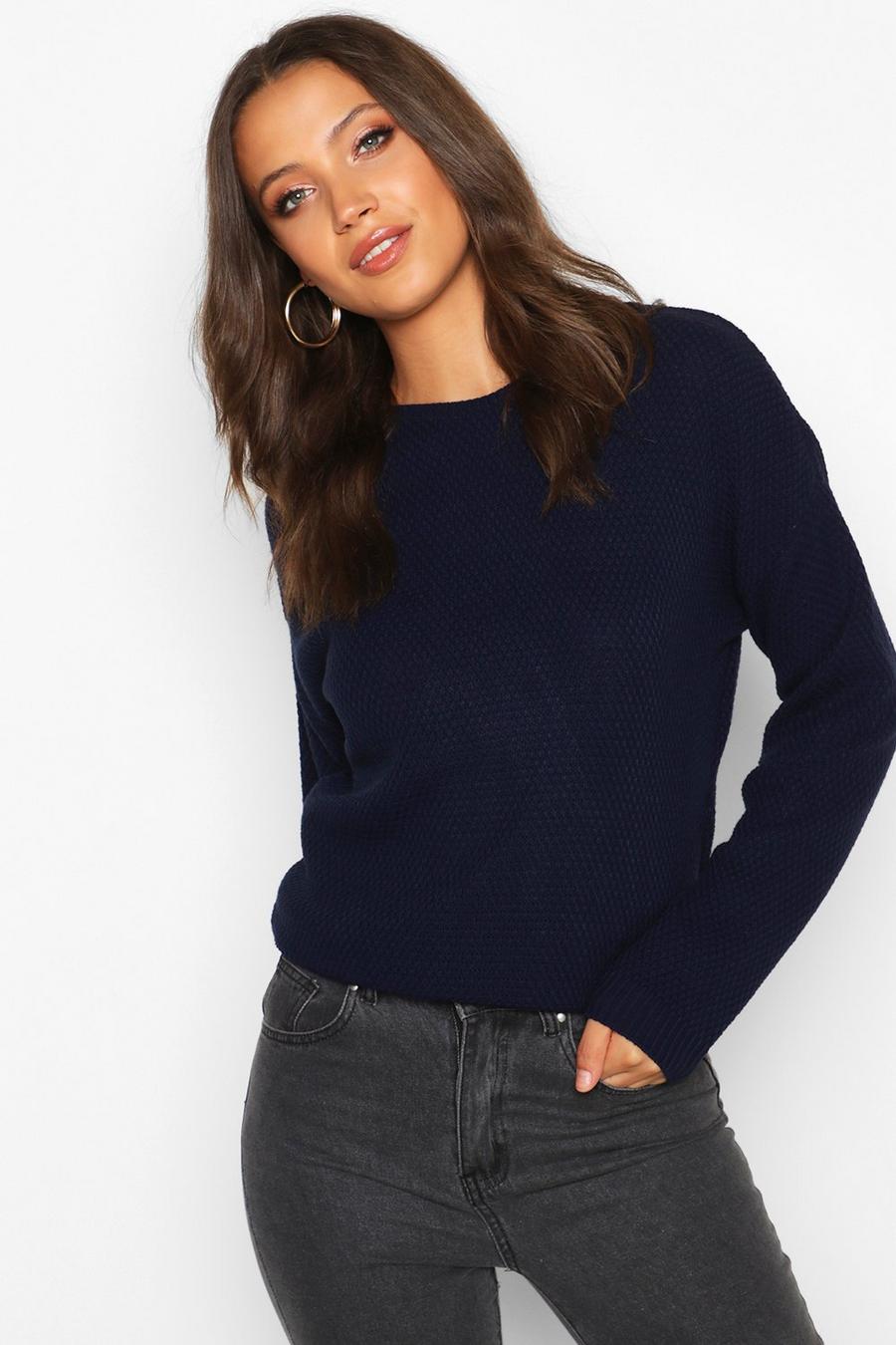 Tall Pearl Knit Crew Neck Jumper image number 1