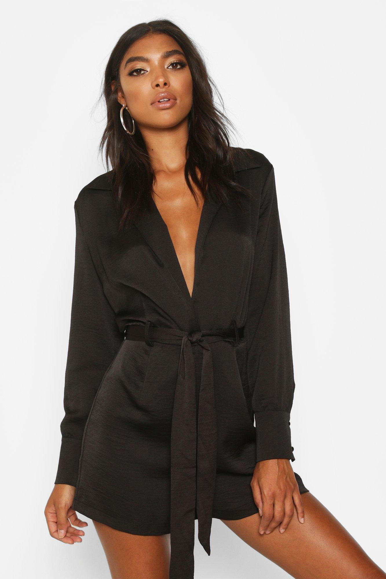 boohoo blazer playsuit