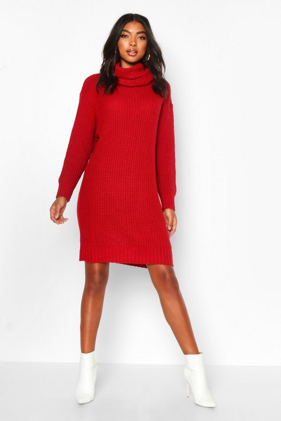 Tall Turtleneck Sweater Dress image number 1