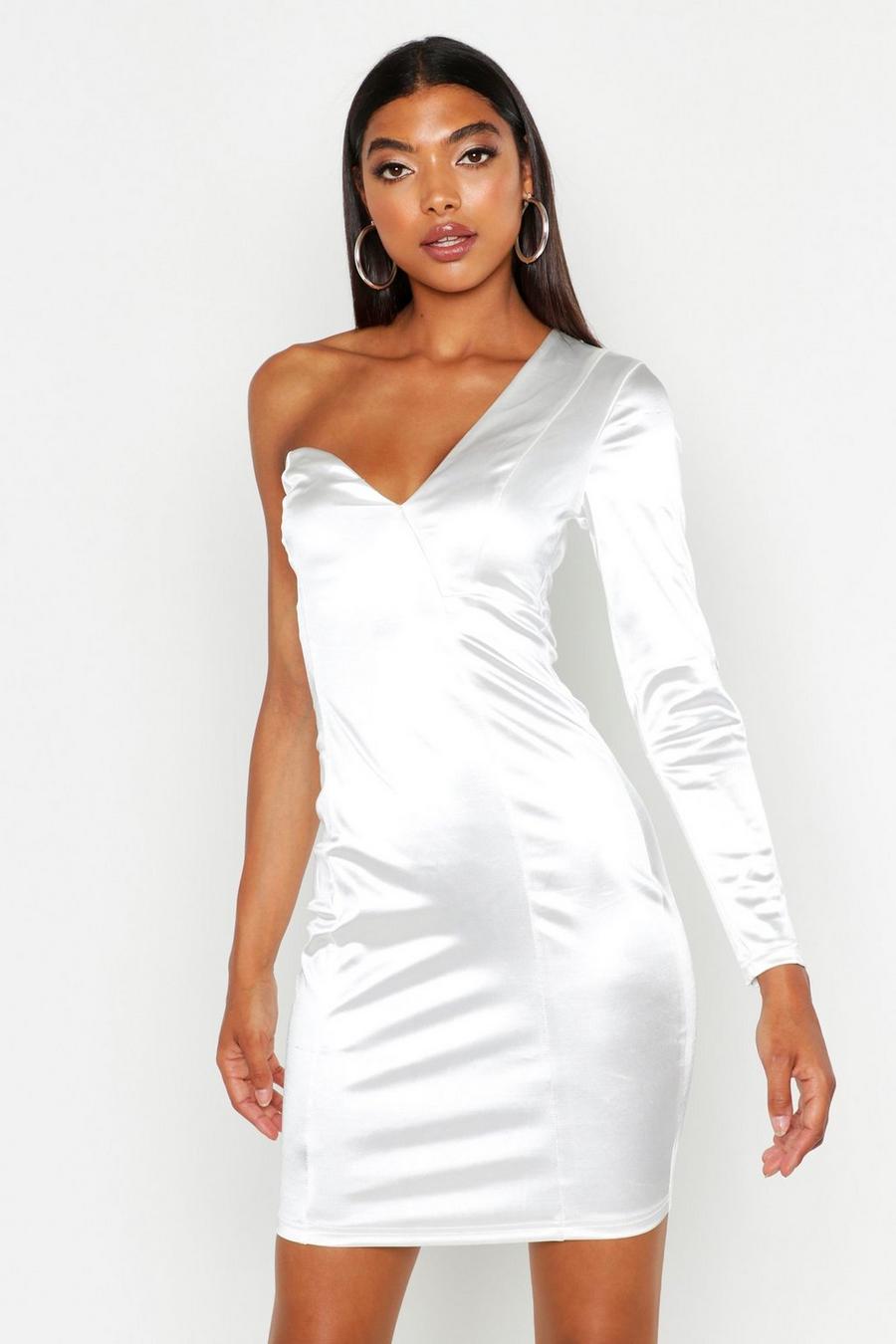 Tall One-Shoulder Bodycon-Minikleid image number 1