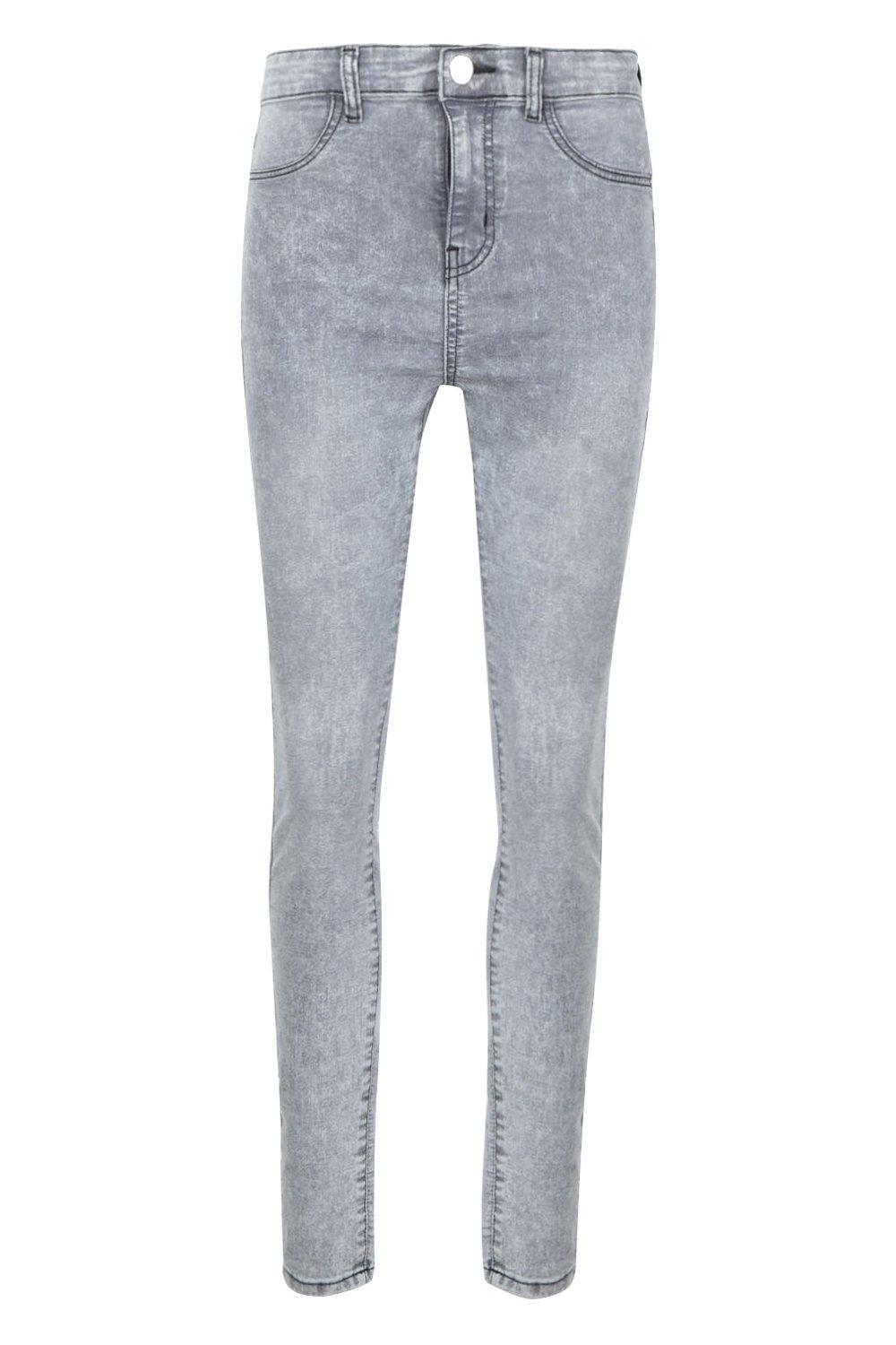 grey acid wash jeggings