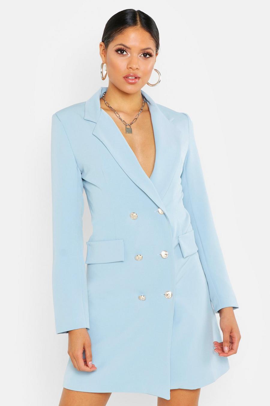 Tall Button Front Blazer Dress image number 1