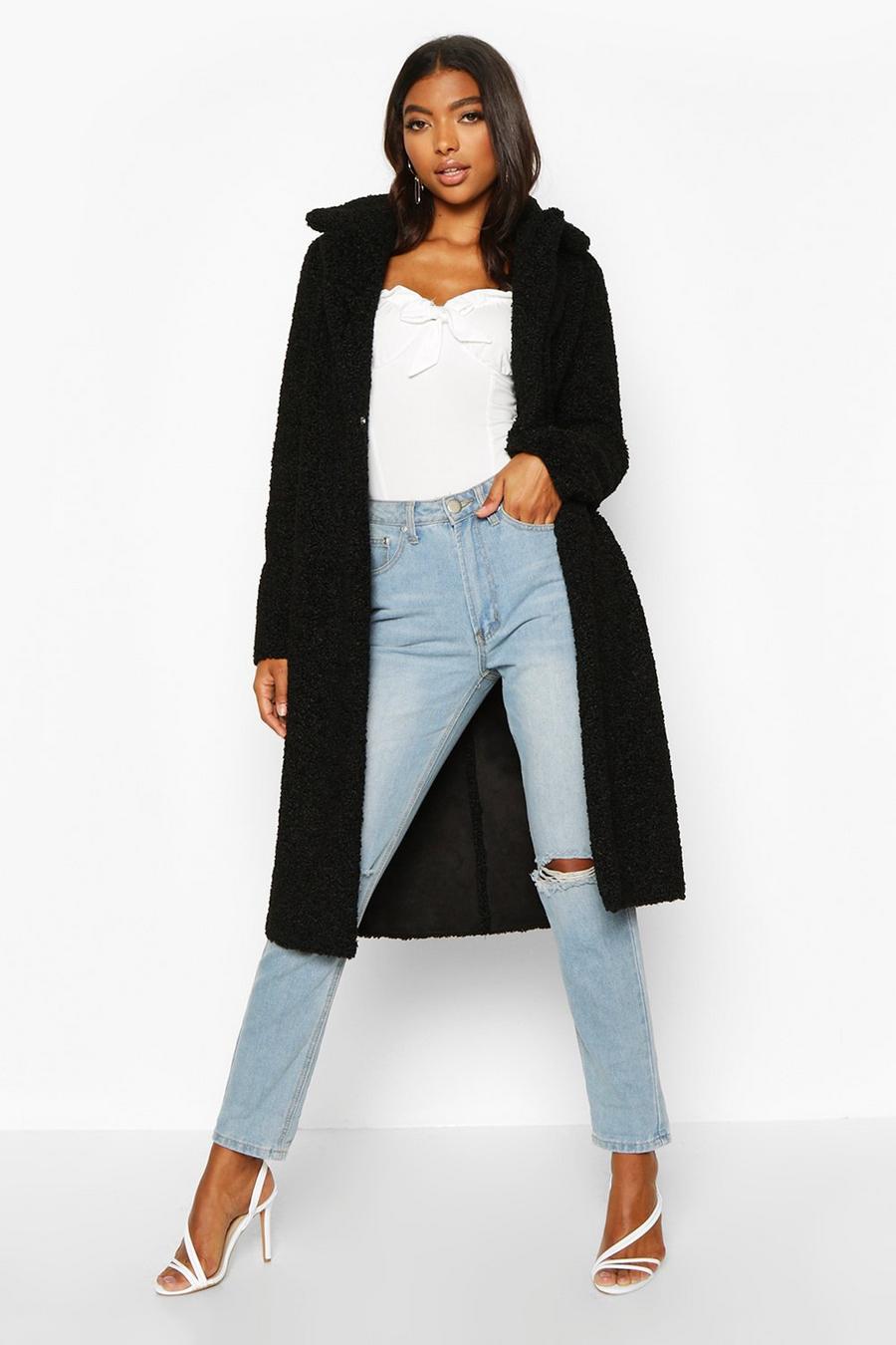 Tall Teddy Faux Fur Coat image number 1
