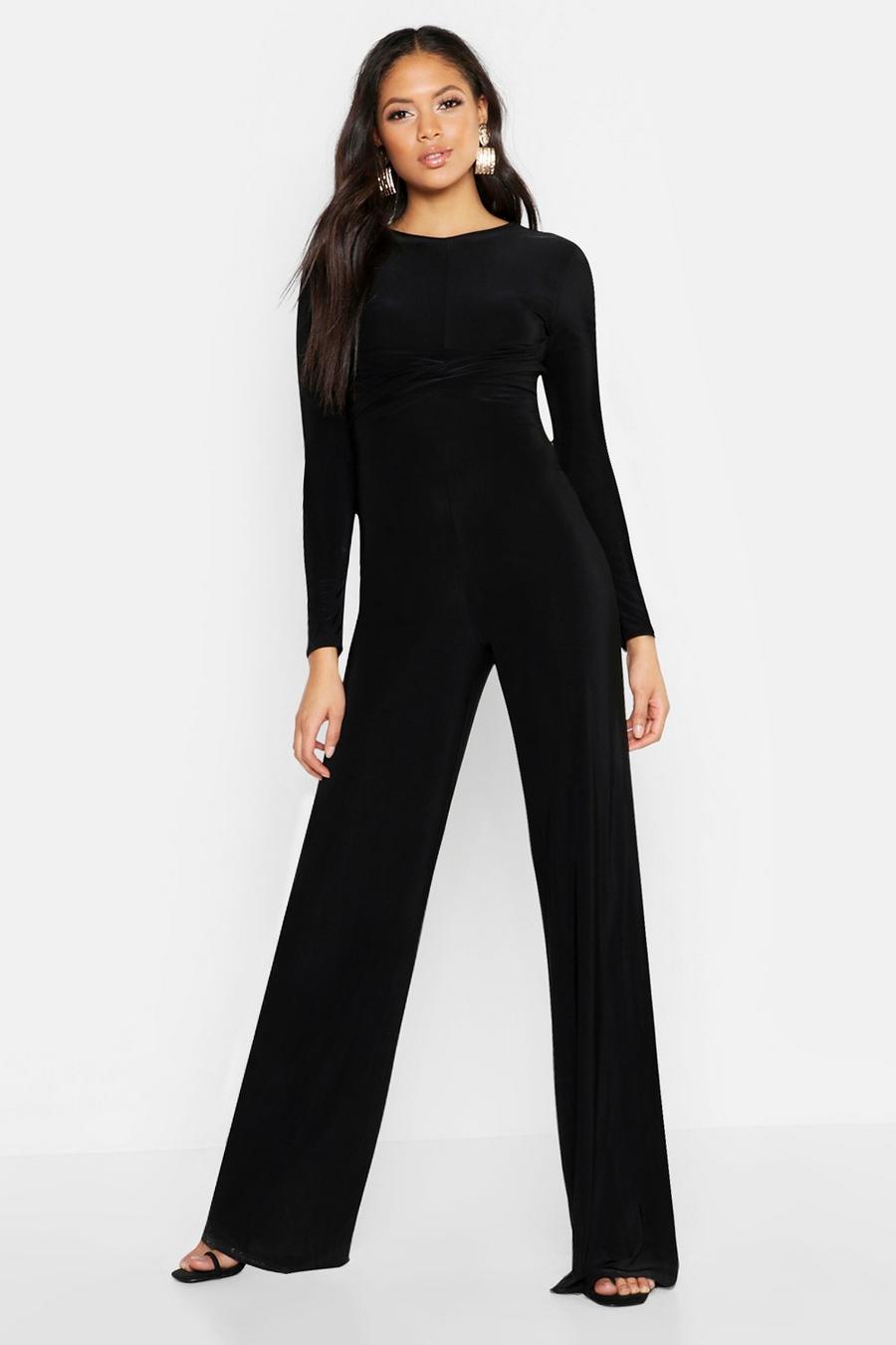 Tall Twist Front Wide Leg Jumpsuit image number 1
