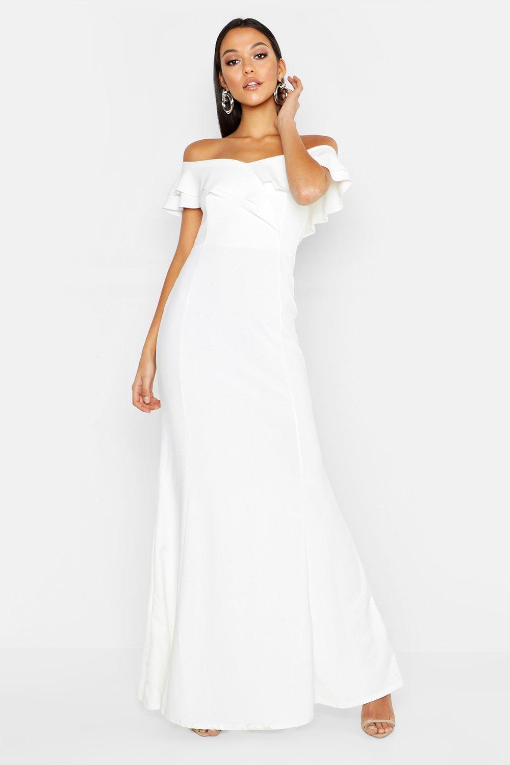 tall white maxi dress