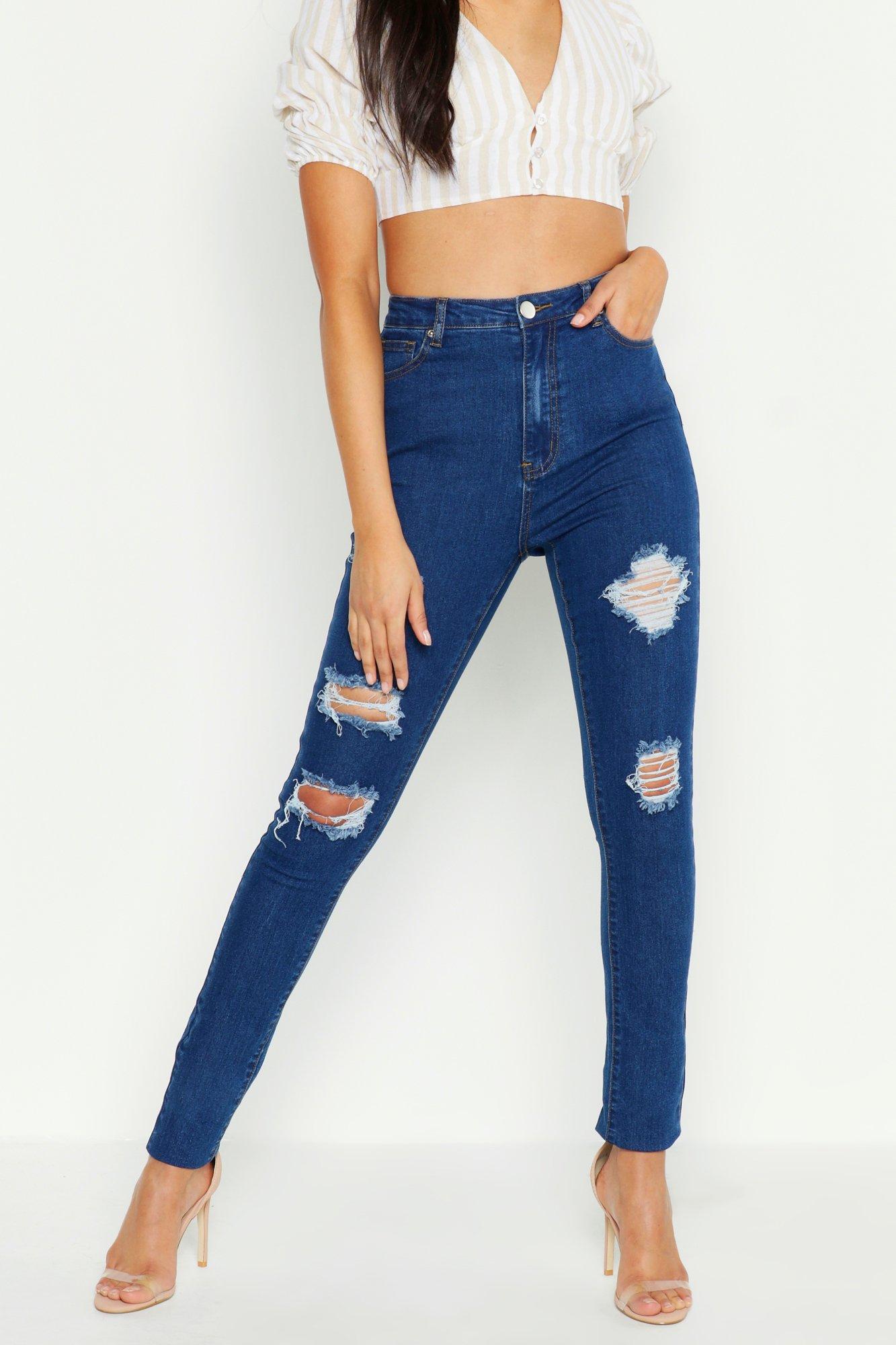 tall distressed skinny jeans