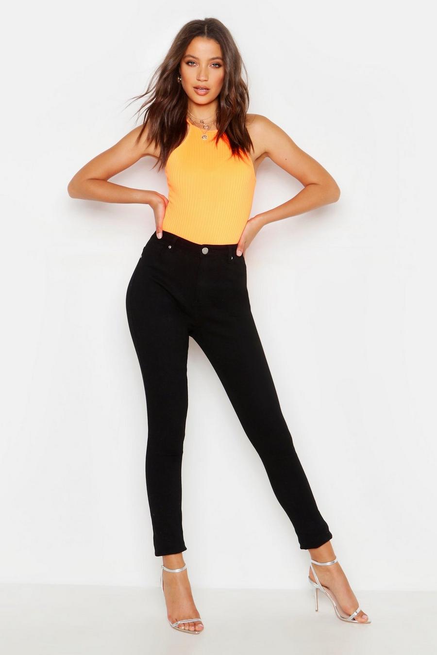 Tall High-Waist Skinny-Jeans in Destroyed-Optik image number 1