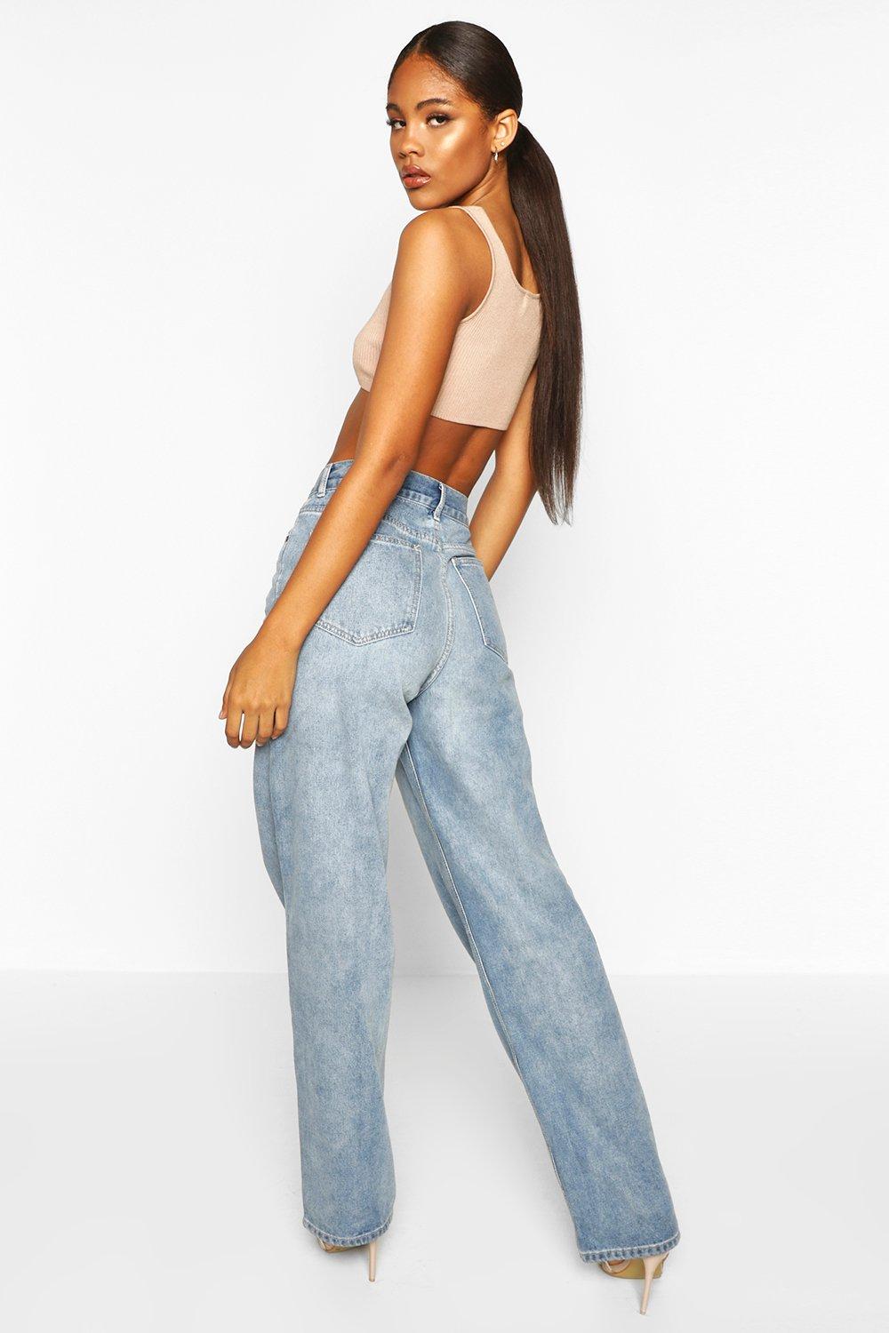 washed black levis