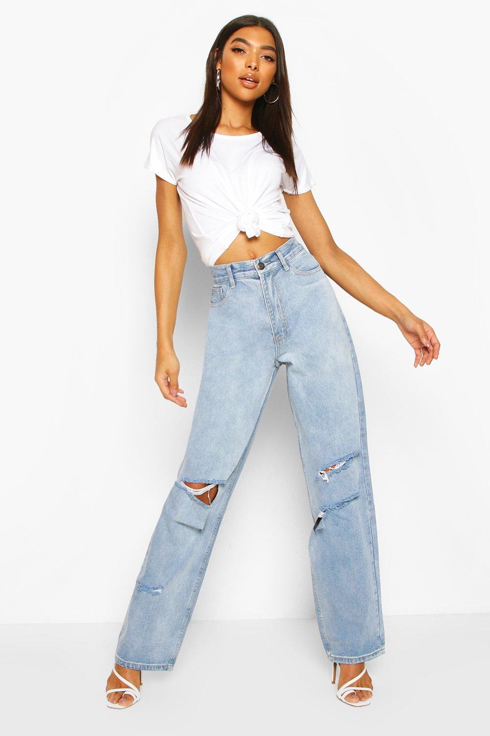 Boohoo boyfriend jeans best sale