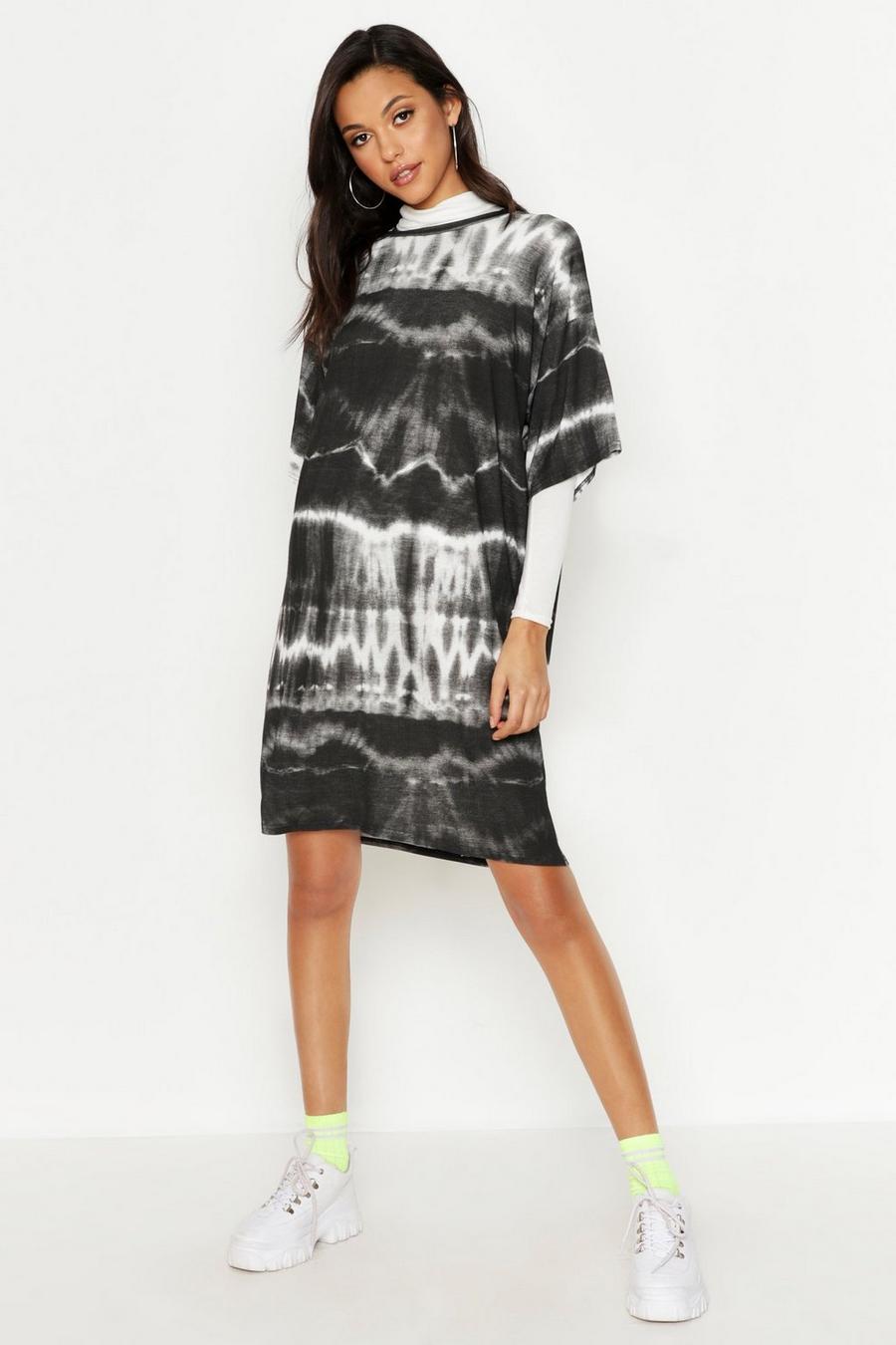 Tall Oversized Tie Dye T-Shirt Dress image number 1
