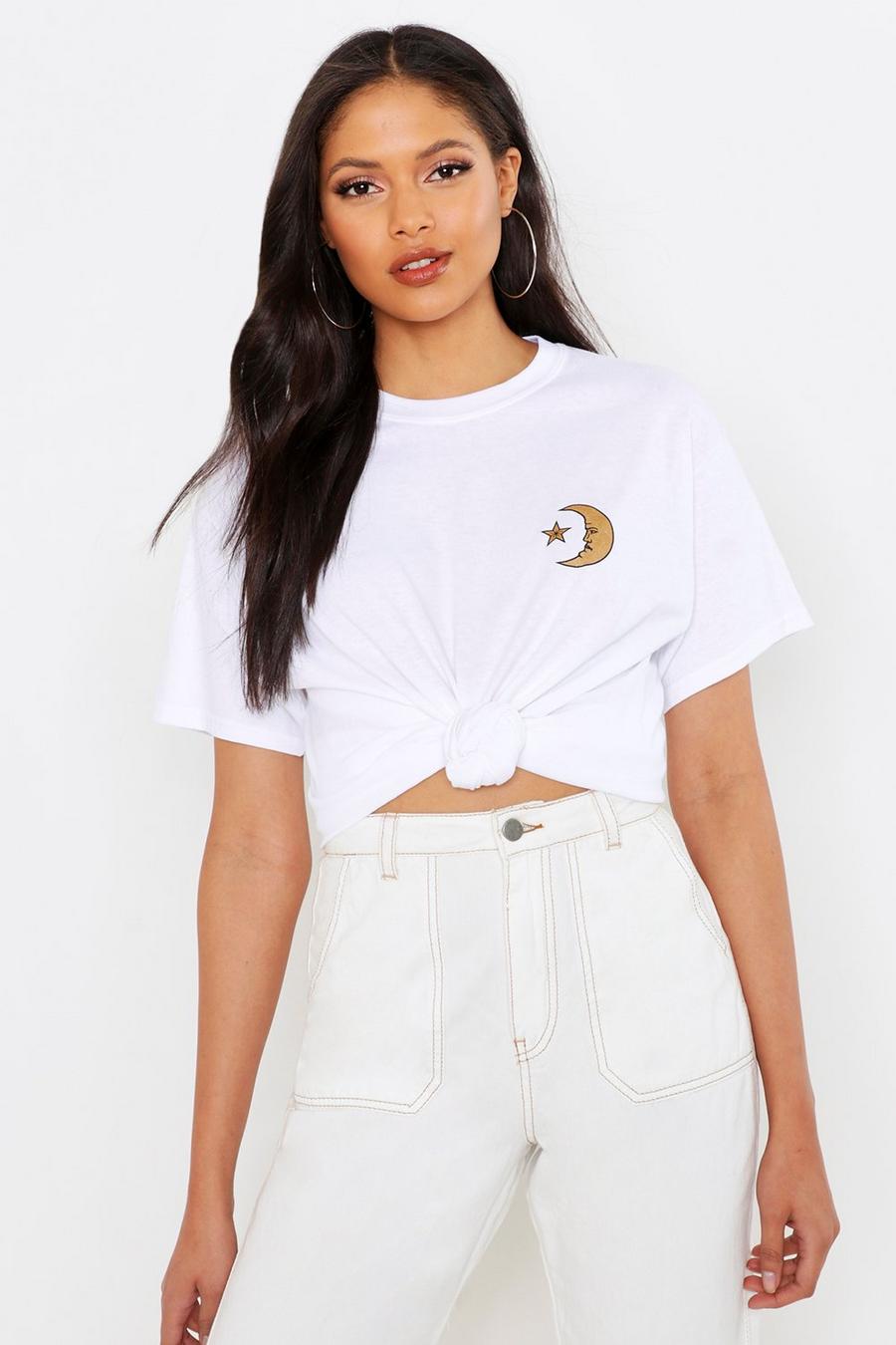 Camiseta con estampado de luna en el bolsillo Tall image number 1