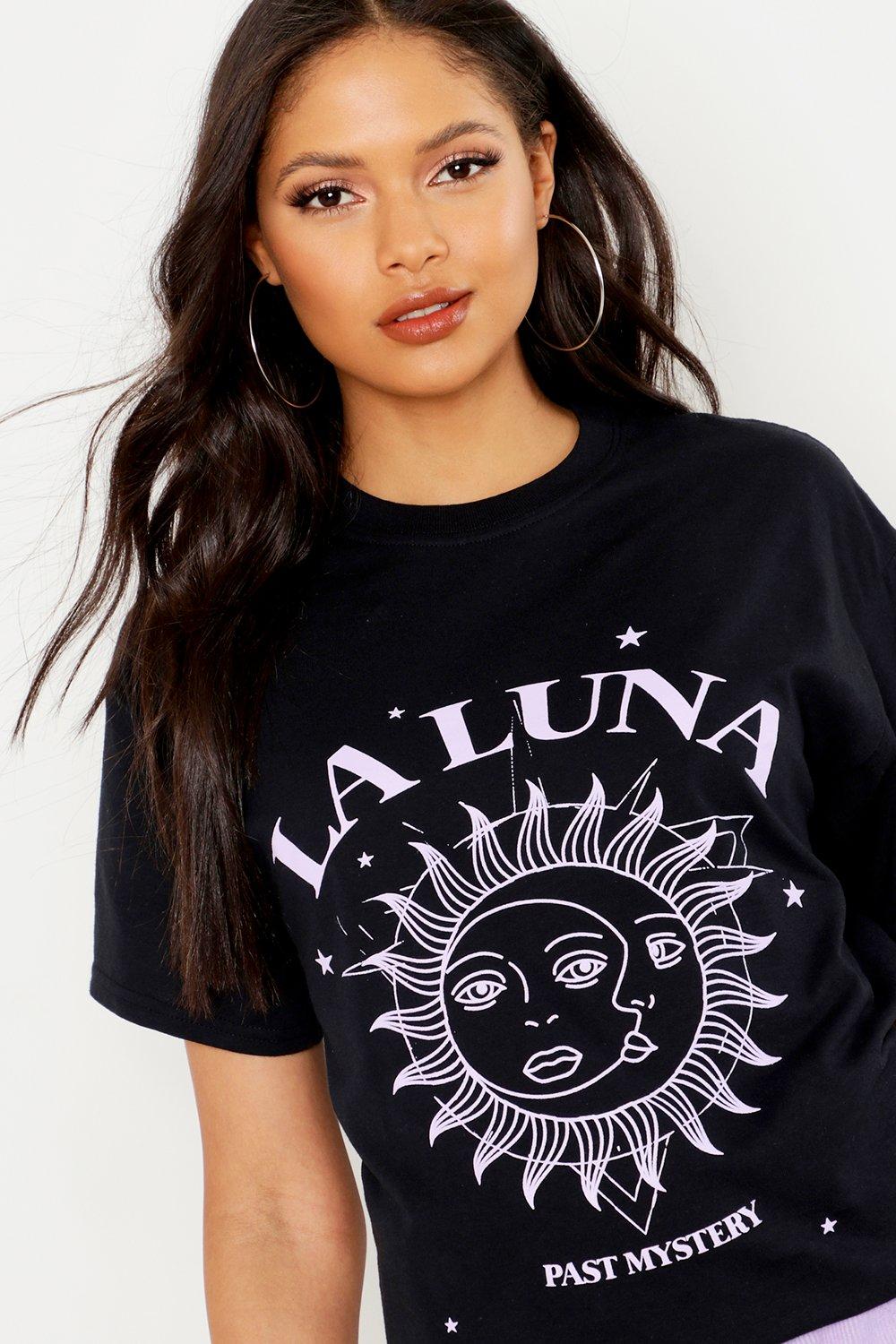 Tall Sun And Moon La Luna Graphic T-Shirt