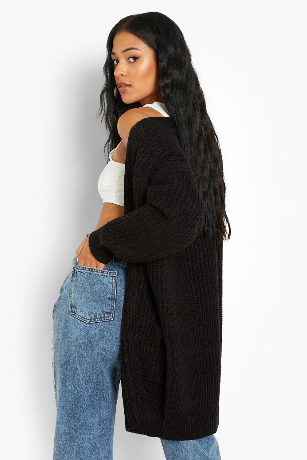 Boohoo 2025 black cardigan