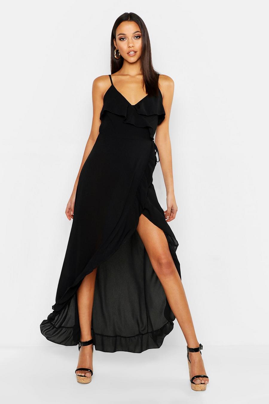 Tall Ruffle Front Beach Maxi Dress image number 1