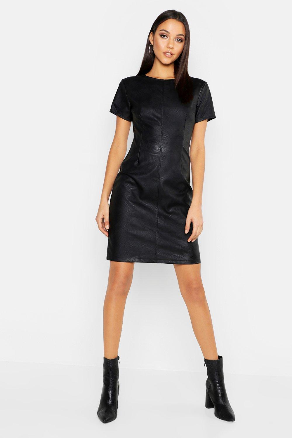 Tall 2025 leather dress