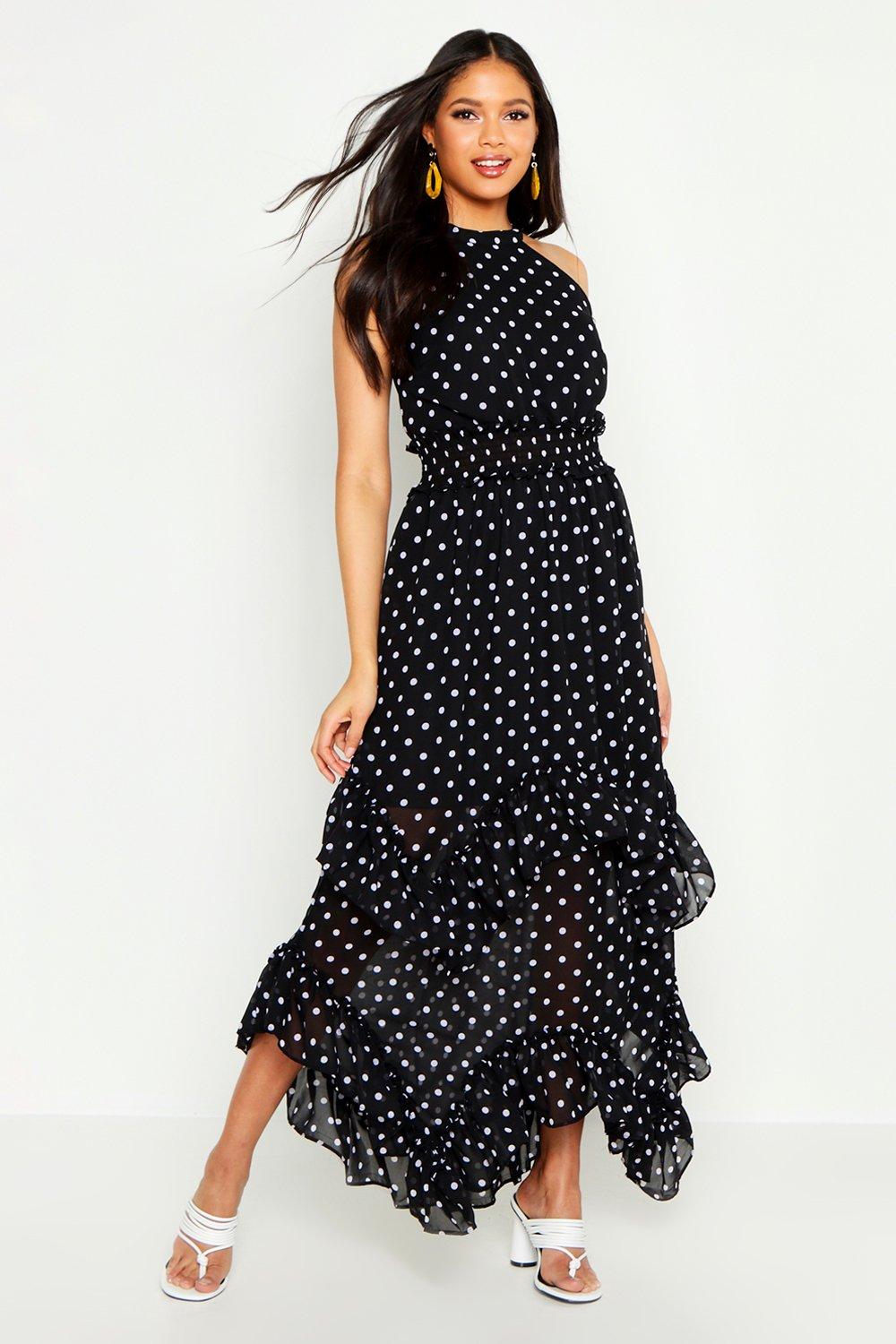 tall polka dot dress