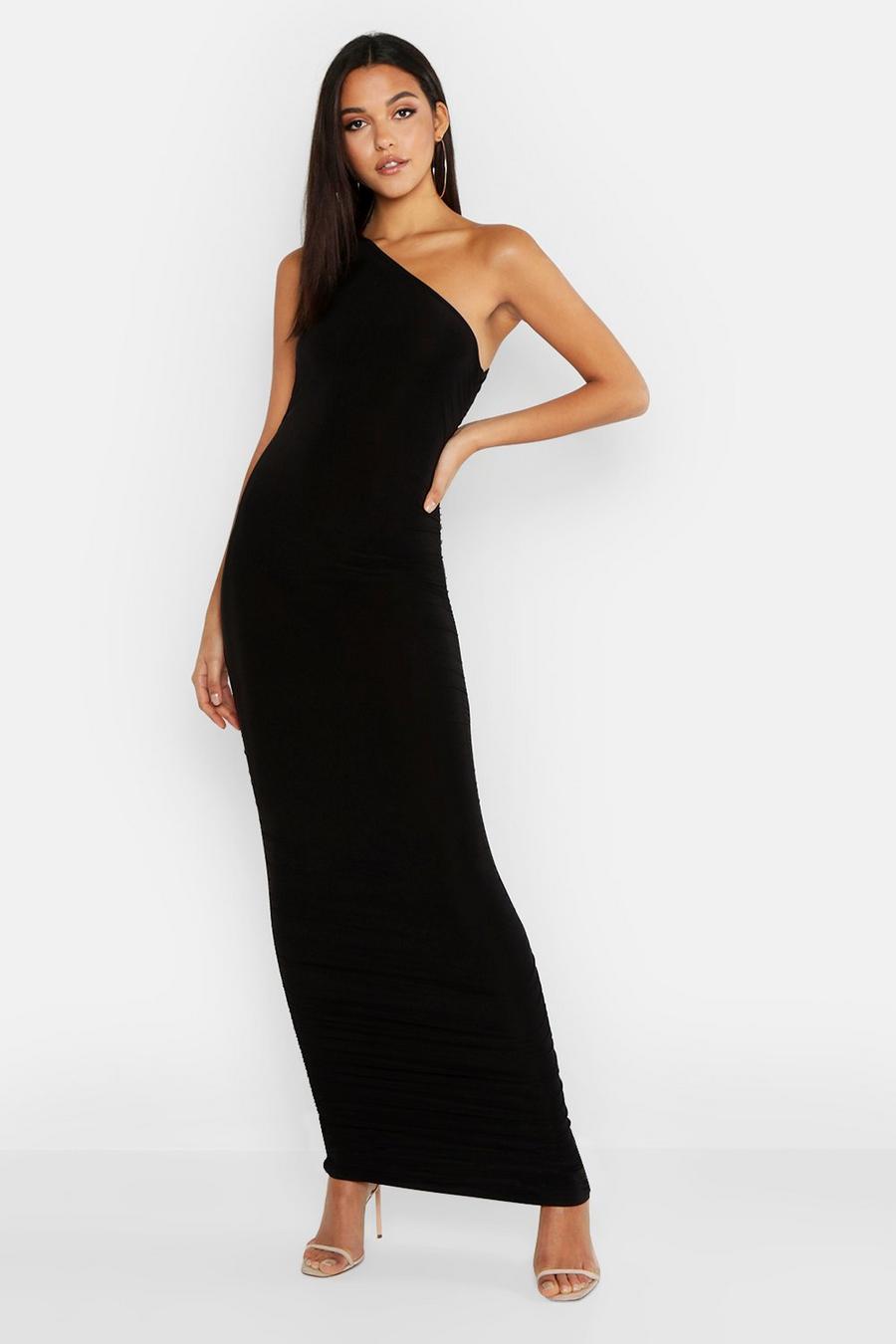 Tall Ruched One Shoulder Maxi Dress image number 1