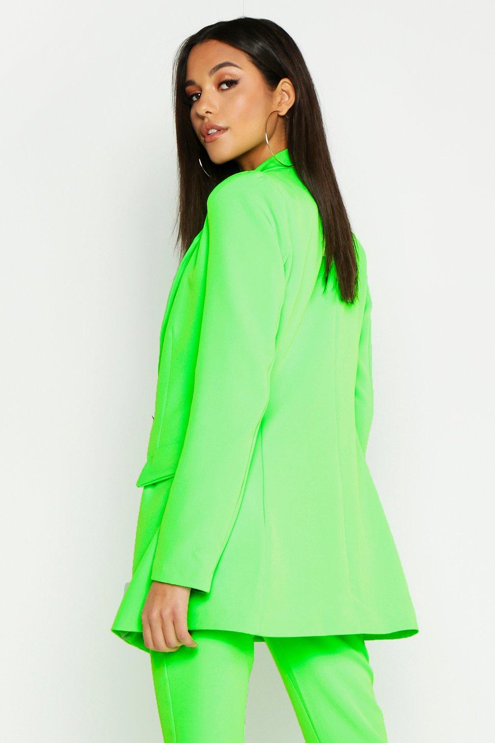 boohoo green blazer