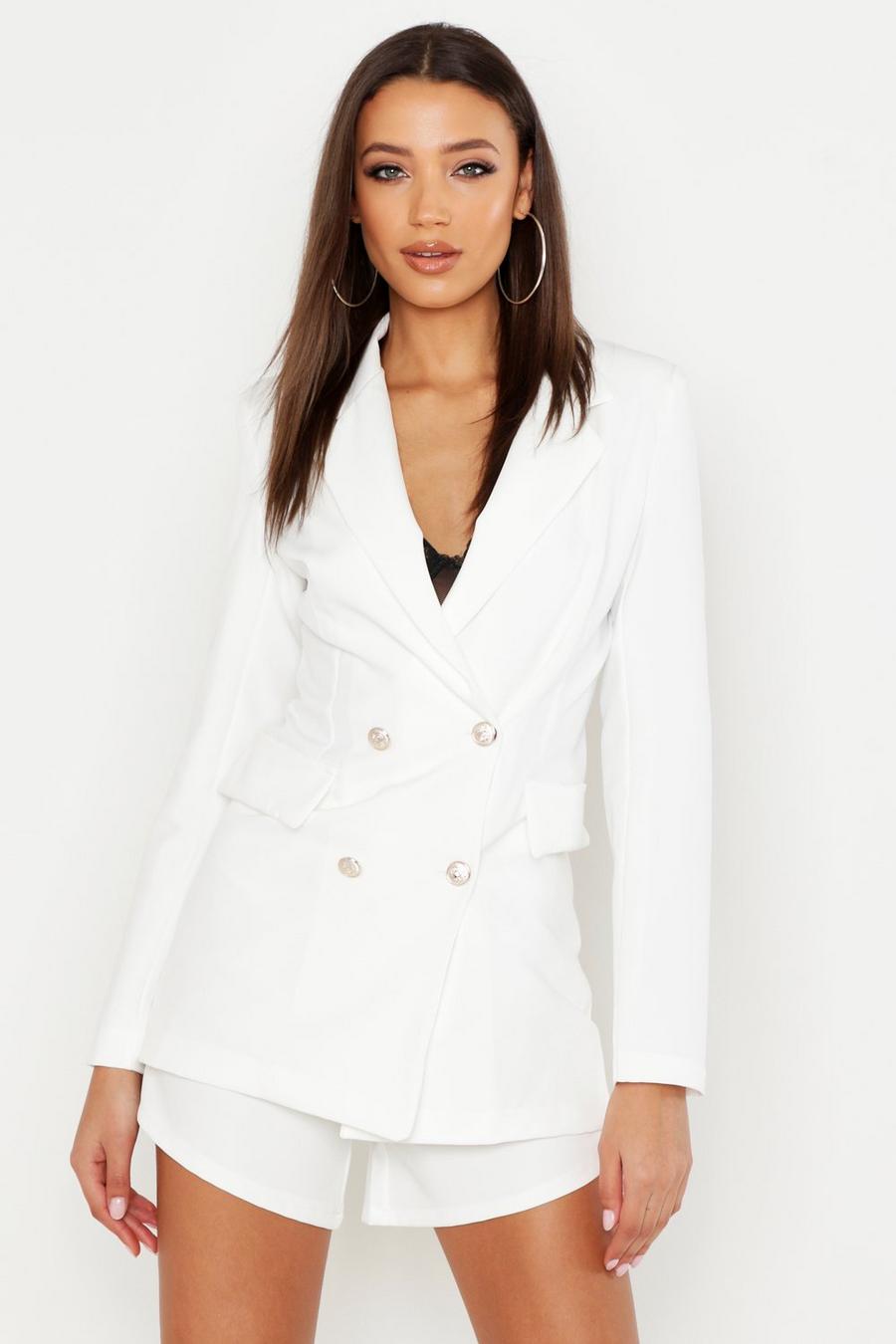 White Tall Tailored Blazer image number 1