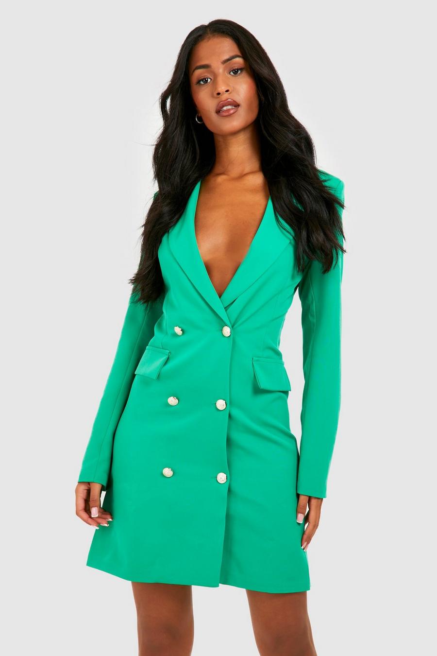 Green verde Tall Blazer Dress